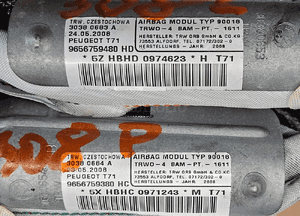 Peugeot 308 T7 poduszka airbag kurtyna  lewa HB 2