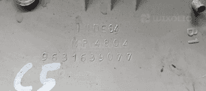 Osłona poszycie słupka lewy przód Citroen C5 I 9631639077 4