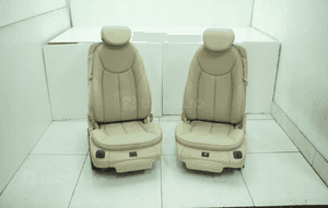 Fotele fotel pasazer kierowca kolor beige 205A wentylowane mercedes sl R230 1