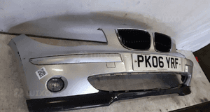 Zderzak przód przedni bmw E87 seria 1 titansilber srebrny halogeny 4