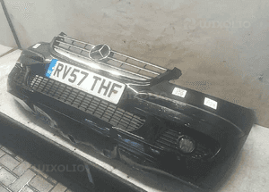 Zderzak przód mercedes W169 04-08r grill czarny 191 2