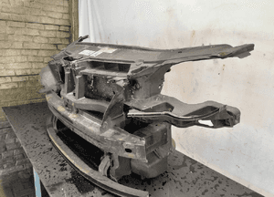 Pas przedni vw volkswagen passat B6 2.0TDI belka okular chłodnica wody wentylator obudowa zamek komplet 2