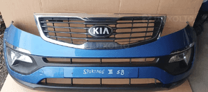 Zderzak przód przedni kompletny grill halogeny KIA Sportage III 3 5B 10
