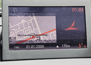 Peugeot 308 T7 3008 5008 monitor wyświetlacz radio nawigacja 96650242   ZD  96735367 ZD 1
