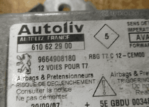 Moduł sensor air bag peugeot 308 T7 9664908180 2