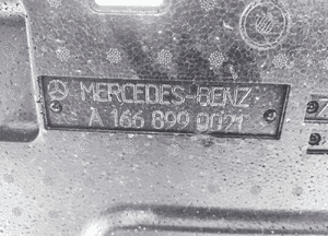 Lewarek podnośnik koła zapasowego zestaw naprawczy mercedes gle i W166 166 5