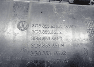 VW ARTEON grill 3g8 ATRAPA PRZÓD 3g8853655a LLU 12