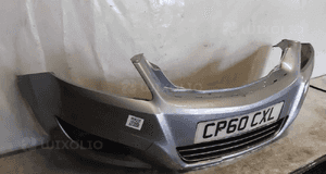 Zderzak przód przedni opel zafira b ii 2 lift fl Z163 szary halogeny 4