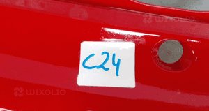 Zderzak tył tylni peugeot 107 C1 kkn czerwony 2