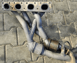 BMW E46 1.8 2.0 kolektor wydechowy katalizator 2