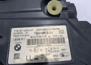 BMW 7 G11 G12 Lampa przednia LASER Lewa 12725 9
