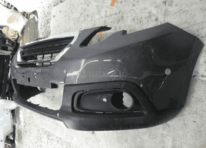 Peugeot 2008 i na pdc z chromem zderzak przedni 3