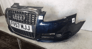 Zderzak przód przedni audi A4 B7 s line s-line LZ5J granat granatowy halogeny 3