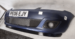 Zderzak tył tylny ford fiesta MK.6 6 vi lift fl halogeny C6 błękitny 3