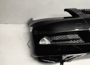 Zderzak przód przedni do bmw E90 E91 schwarz ii 2 czarny halogeny 6