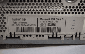 Comand radio cd 7612002385 188212 maserati quattroporte v europa 16