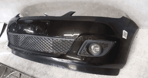 Zderzak przód przedni ford fiesta MK.6 6 vi lift fl halogeny D2 czarny 3