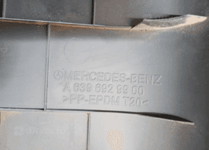 Osłona zaślepka deski konsoli Mercedes Vito 639 A6396929900 3