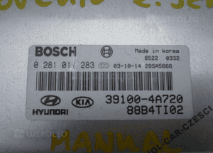Komputer silnika 39100-4A720 kia sorento 2.5 crdi 2