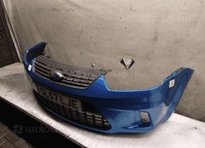 Zderzak przó przedni ford c max c-max lift fl G3 niebieski błękitny halogeny 3