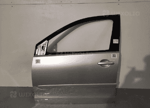 Drzwi przód przednie lewe vw volkswagen polo 9N3 lift fl LA7W srebrne 1
