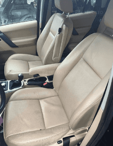 Siedzenia fotele komplet skórzane wnętrze beżowe Land Rover Freelander 2 II 1