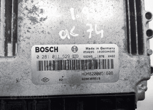Komputer sterownik silnika trafic ii vivaro a 1.9 dci 8200389519 0281011529 4