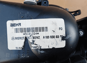 Wentylator dmuchawa nagrzewnica tył Mercedes ML W163 7