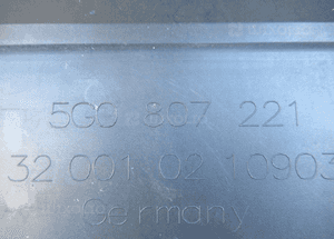 Zderzak przód przedni vw volkswagen golf vii 7 5G0807221 2012-2016 10