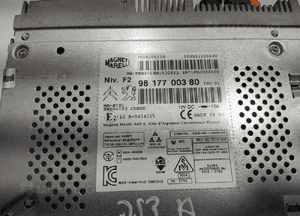 Fabryczne radio nawigacja citroen DS3 9817700380 2013-2019 5