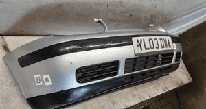 Zderzak przód przedni vw volkswagen golf 4 iv LA7W srebrny 4