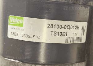 Citroen C1 Peugeot 107 Toyota Aygo 1.0 rozrusznik 28100-0Q012H  0Q021 3