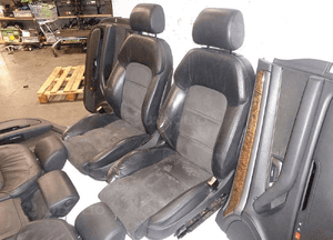 Fotele skóra alcantara el grzane audi A8 D3 6