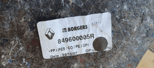 Wkład bagażnika koła zapasowego podłoga Renault Laguna III 849600005R 6