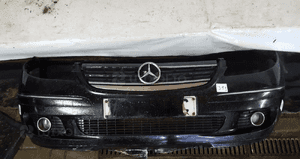 Zderzak przód przedni do mercedes a klasa E169 halogeny czarny 1