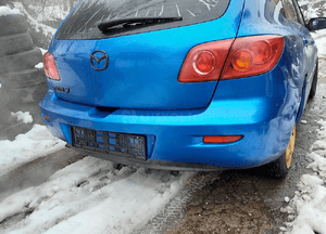 Mazda 3 bk 03-09 Klapa tylna tył  z szyba w kolor 27B 2