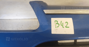 Zderzak przód przedni citroen C4 kgs niebieski błękitny lift fl halogeny 4