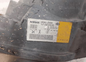 Przod przednia lampa nissan qashqai i J10 3