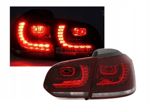 Lampy Tylne DIODOWE VW GOLF 6 VI 08-12 RED WHITE 2