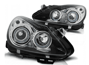 REFLEKTORY LAMPY OPEL CORSA D od 2006 do 2011 Roku RINGI DEPO BLACK 1