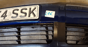 Zderzak przód przedni vw volkswagen passat B5 lift fl LB5N granat granatowy halogeny 2