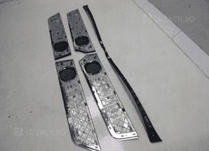 Jaguar xj X351 listwa ozdobna drzwi dekor kpl 7