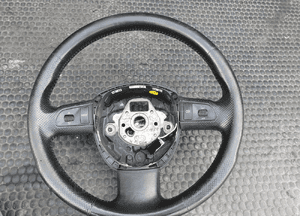 Kierownica Trzy 3 Ramienna Czarna Pikowana Skóra Air Bag Poduszka Wtyczka AUDI A4 B6 B7 22