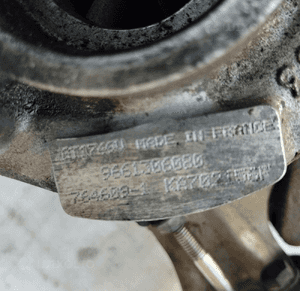 Turbosprężarka turbina peugeot citroen 2.0 hdi 120KM 9661306080 3