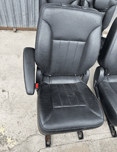 MERCEDES R 251  fotel fotele tylne czarna skóra idealne  podłokietnik 2