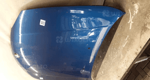Maska pokrywa silnika bmw E87 seria 1 niebieski montegoblau 2