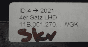 Dywaniki welurowe vw id 4 2021 rok 11B061270  wgk 5
