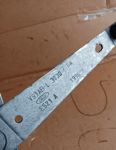 Mechanizm podnośnik szyby lewy tył Ford Escort MK7 Cabrio V91AB-L30307-BA 3