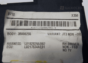 Jaguar xj X351 moduł sterownik fotela prawy przód 8