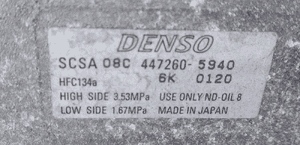 Subaru Outback Legacy IV 2.0 D kompresor sprężarka klimatyzacji 447260-5640 2